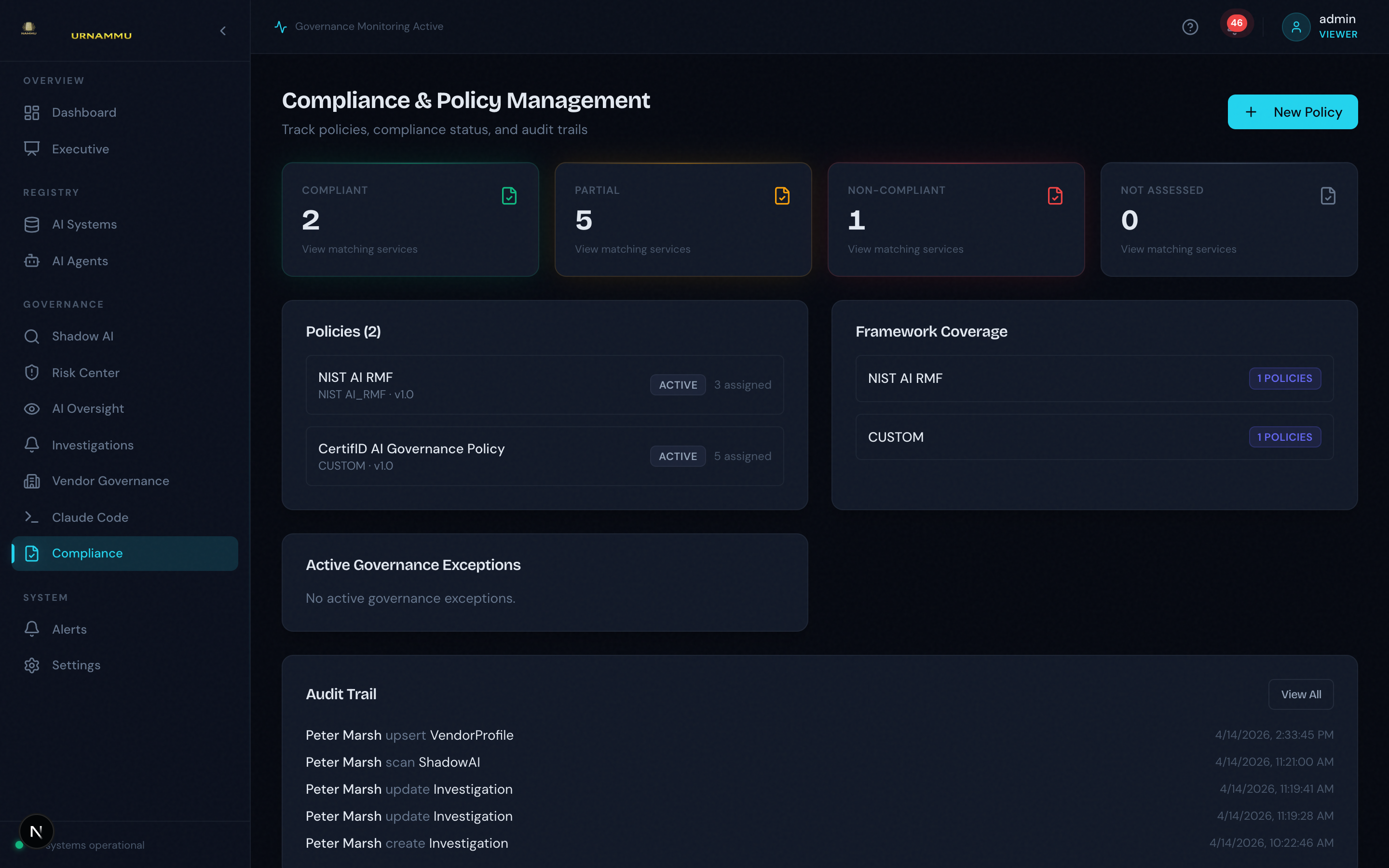 Compliance & Policy Management